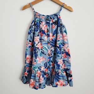 Toddler Tropical Floral Print Dress Size 3T